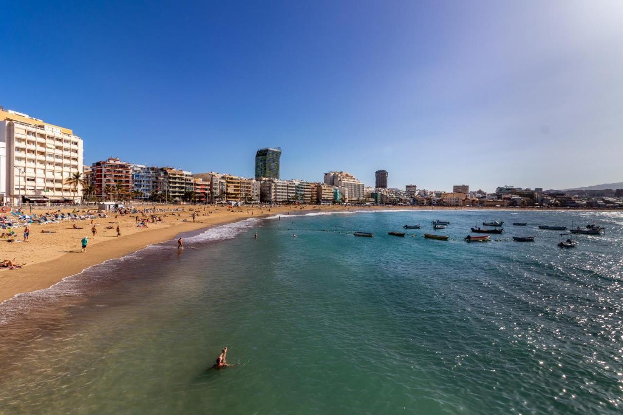 ラスパルマス・デ・グランカナリアLovely Hygge Flat In Las Canteras Beachアパートメント エクステリア 写真