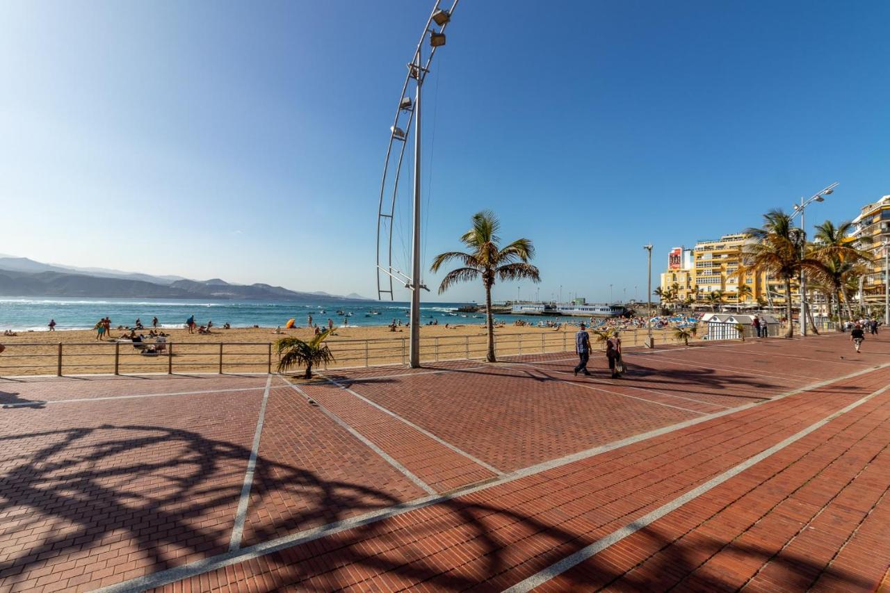 ラスパルマス・デ・グランカナリアLovely Hygge Flat In Las Canteras Beachアパートメント エクステリア 写真